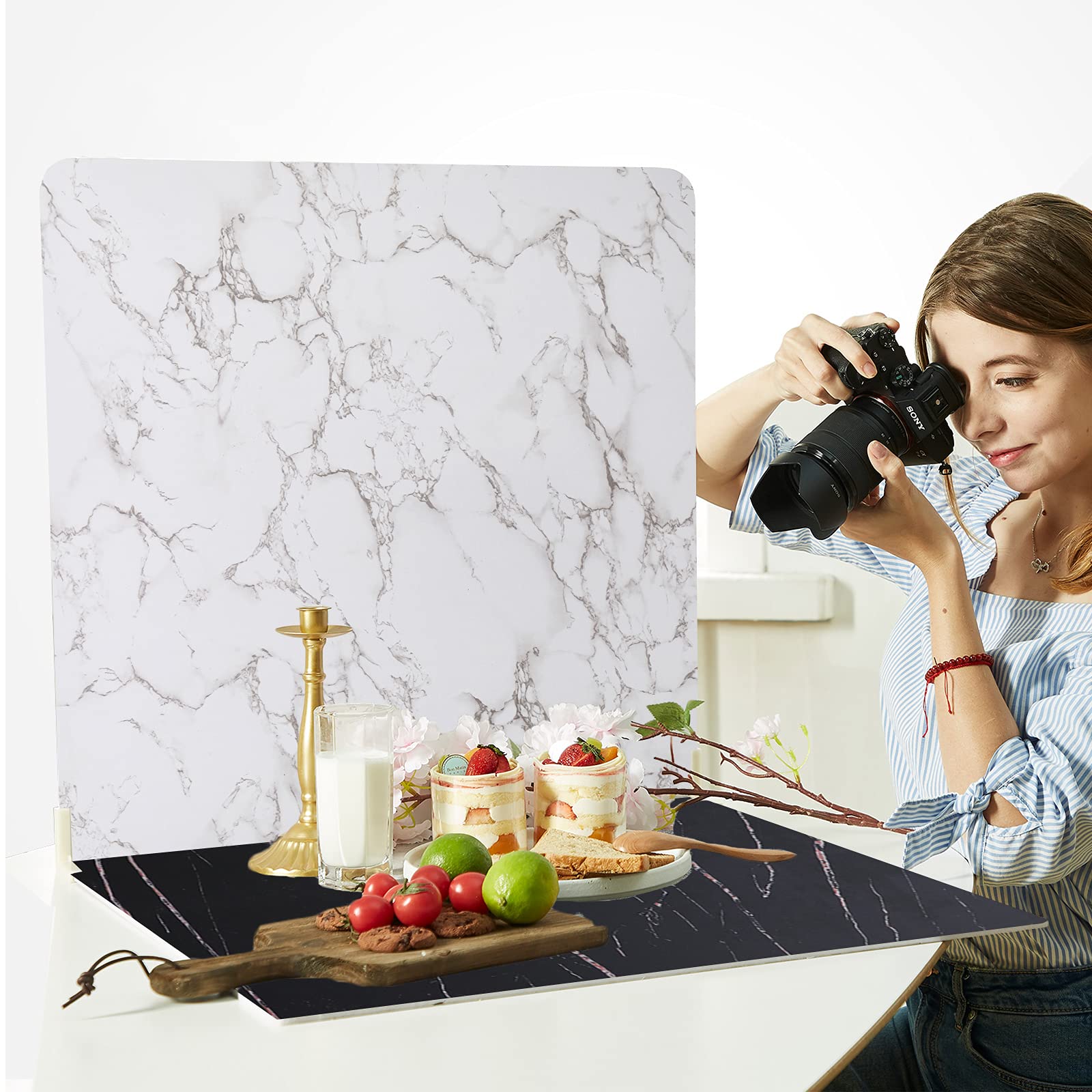 Amazon | 2PCS背景ボード、60x60cm背景ボード 大理石、商品撮影